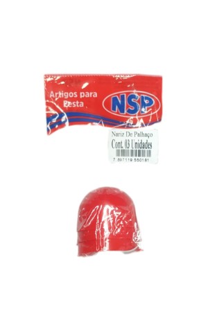 17) NARIZ DE PALHACO C/3 PC/10