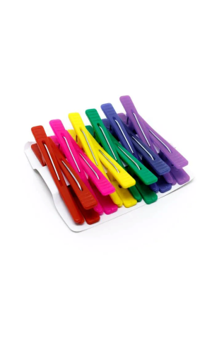 24) PIRANHA PARA CABELEIREIRO COLORIDA DZ/12