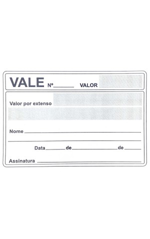 13) TALAO DE VALE SEM CANHOTO 6.5X10CM PC/24