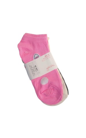 18) VESTUARIO MEIA ADULTO SOQUETE FEMININO SORTIDA PC/12