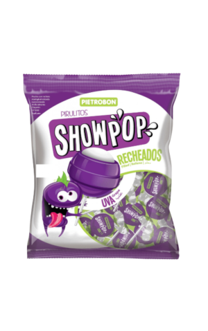 00) PIETROBON PIRULITO SHOWPOP RECHEADO UVA 480G UN/1