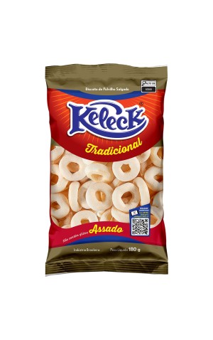 00) KELECK BISCOITO BRANCO 180G CX/10