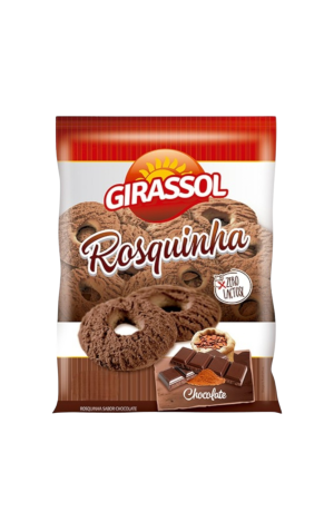 00) GIRASSOL ROSQUINHA CHOCOLATE 250G CX/22