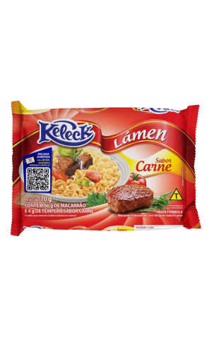 00) KELECK MIOJO/LAMEN CARNE 70G CX/50